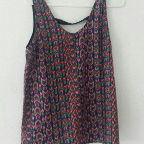 tribal print top