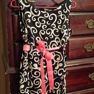 Black and white dress