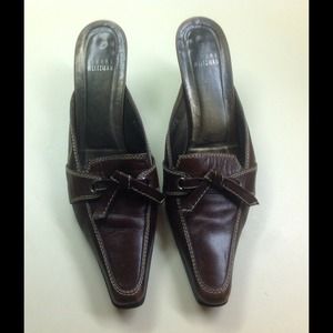 STUART WEITZMAN Brown Leather Pumps Sz 8.5 N