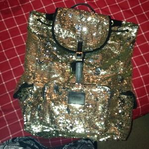 SOLD!!!!!!! PINK SEQUINED BACKPACK
