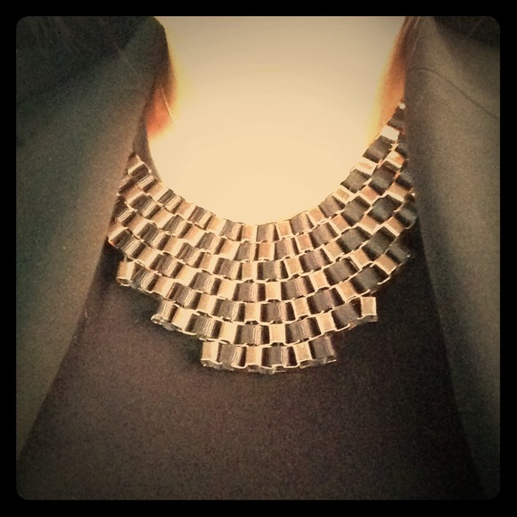 Jewelry - BUNDLED. Gold and Black Statement Necklace