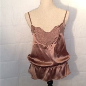 flounce purple/mauve spaghetti strap top