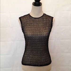 the limited sheer sequence blouse