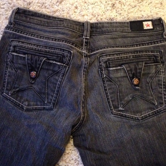 People's liberation black denim jeans