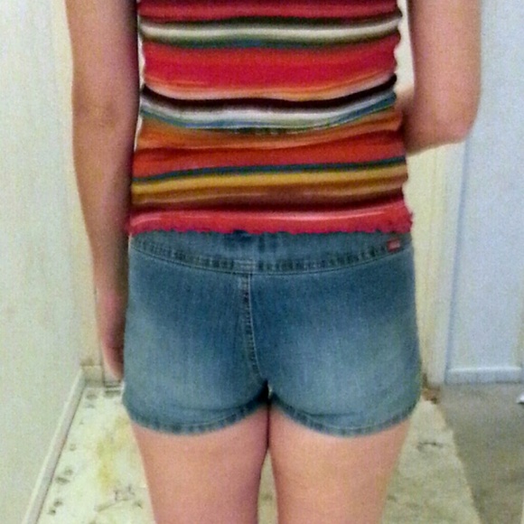 Denim Short Shorts - Picture 3 of 4