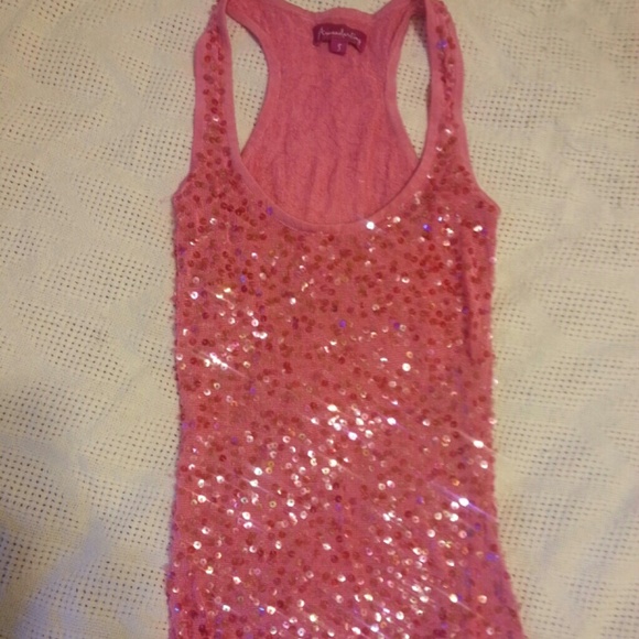 New Soft Pink Form fitting Tank Top
