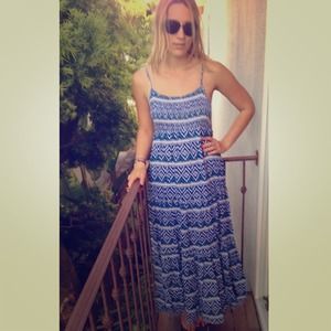 Boho Print Maxi Dress