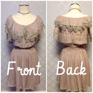 Off shoulder dress