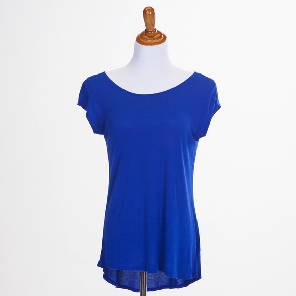 NWOT Zara Colbalt Blue hi low top size M