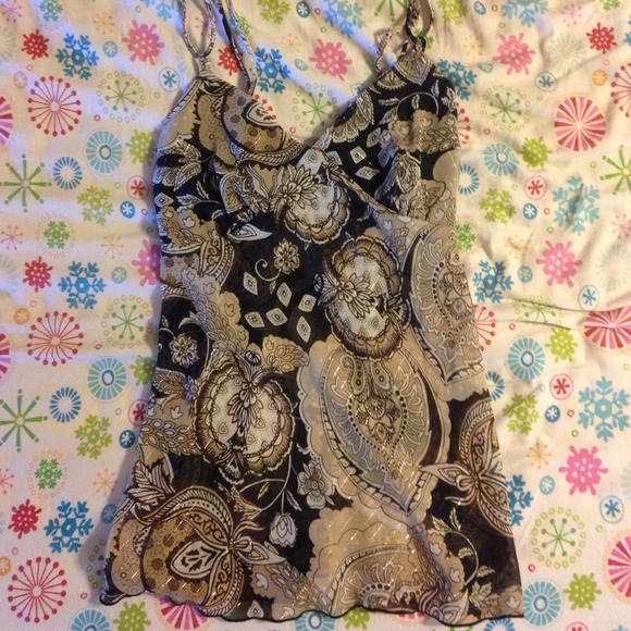 Brown tank top - Picture 1 of 2