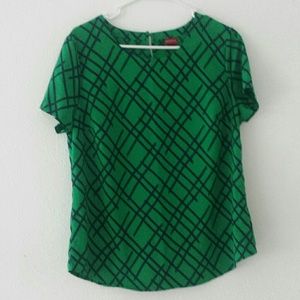 bundle two green shirts one orange