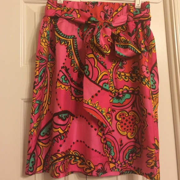 Lilly Pulitzer Anamaria silk skirt size small