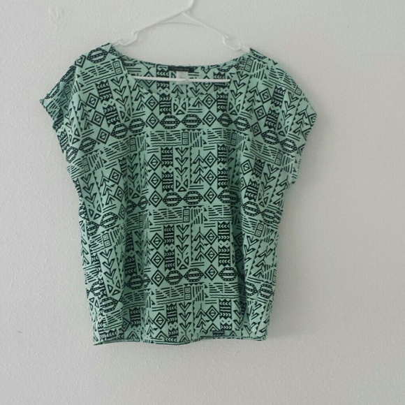 tribal aztec print top