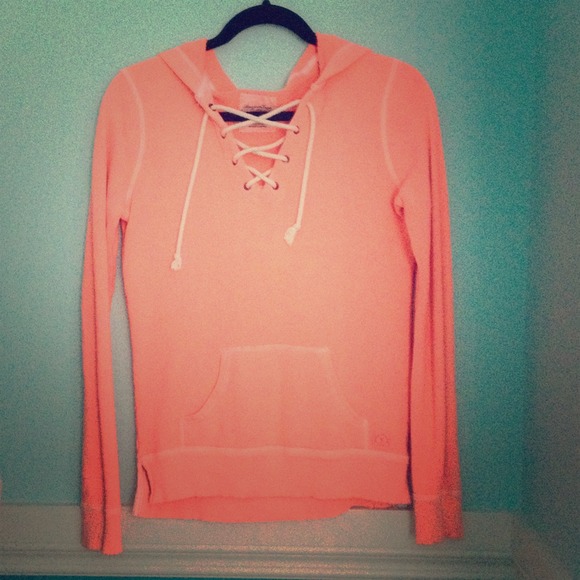 Coral hoodie