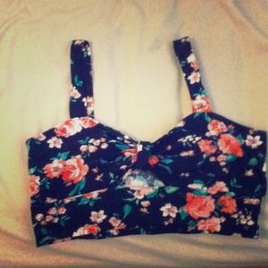 Floral bra