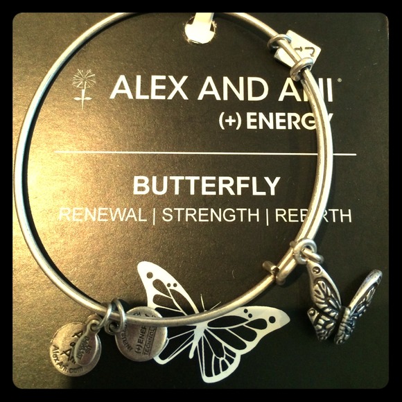 BRAND NEW ! Alex and Ani butterfly bracelet!