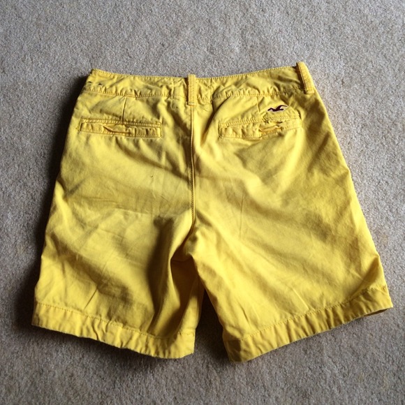 Hollister Shorts Mens Hollister Shorts In Bright Yellow Poshmark