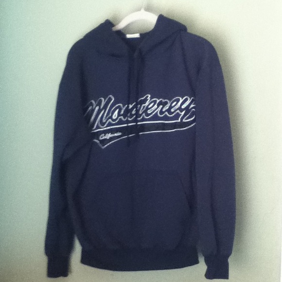 Navy blue Monterey California hoodie