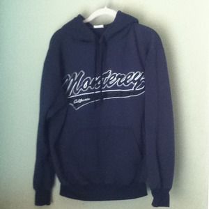 Navy blue Monterey California hoodie