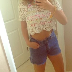 Crochet crop top