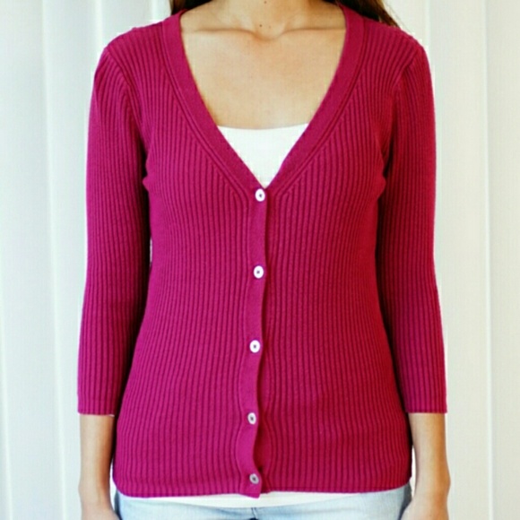 Maroon Cardigan