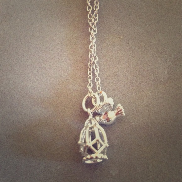 Cute Bird & Bird Cage necklace。💎SOLD💎 - Picture 1 of 1