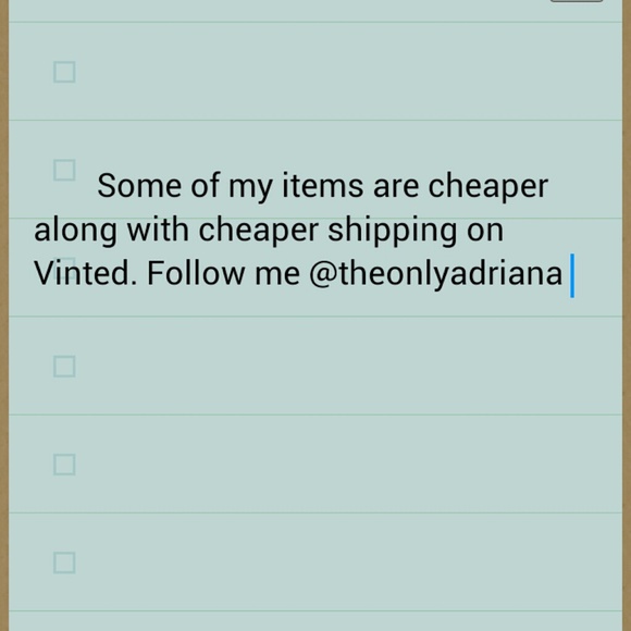 Check out my vinted