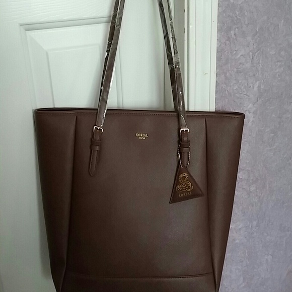 Chocolate Sorial tote bag