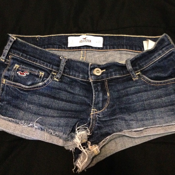 hollister denim shorts