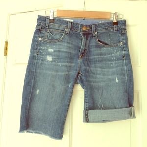 Distressed Gap denim cutoffs/shorts
