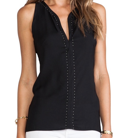 Sale! Chic Nanette Lepore lawless top in black! - Picture 1 of 3