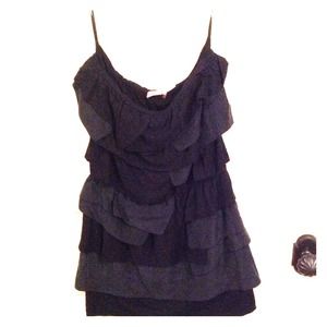Black juicy couture strapless dress
