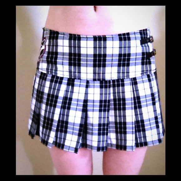 Punk Rock Plaid Skirt