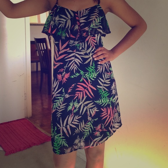 Leaf floral Dress