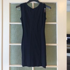 Little Black Dress w/ Deep V and zipper back