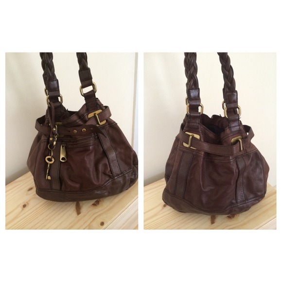 Fossil Handbags - Authentic Fossil Fifty-Four Hobo & Matching Wallet