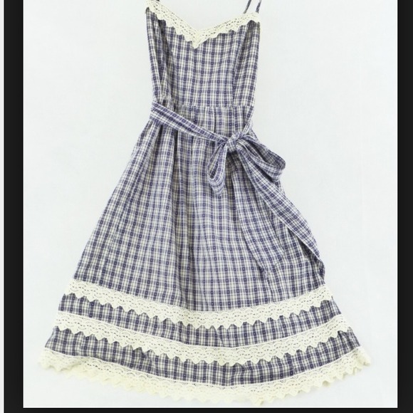 Anthropologie Moulinette Souers plaid dress