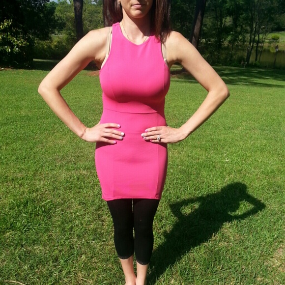 ***TRADED! Sexy Hot Pink Boutique Dress