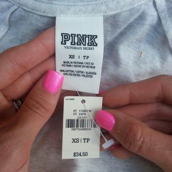 *VS Pink Sequin Top* - Picture 2 of 2