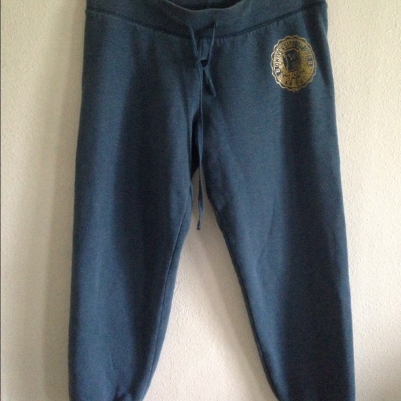 ❌SOLD❌VS PINK Navy Blue Sweatpants