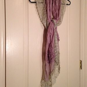 Flirty lace scarf..New