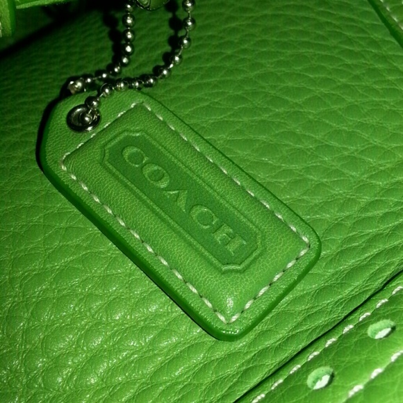 Authentic Green Coach purse - Picture 2 of 3