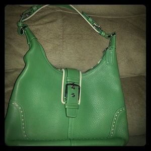 Authentic Green Coach purse