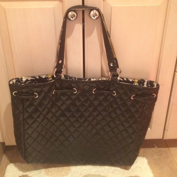 Reversible Flowered Tote - Picture 2 of 2