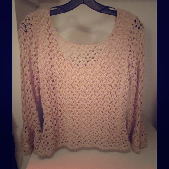Tan free people cropped top!