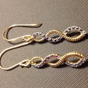 Sterling silver and diamond