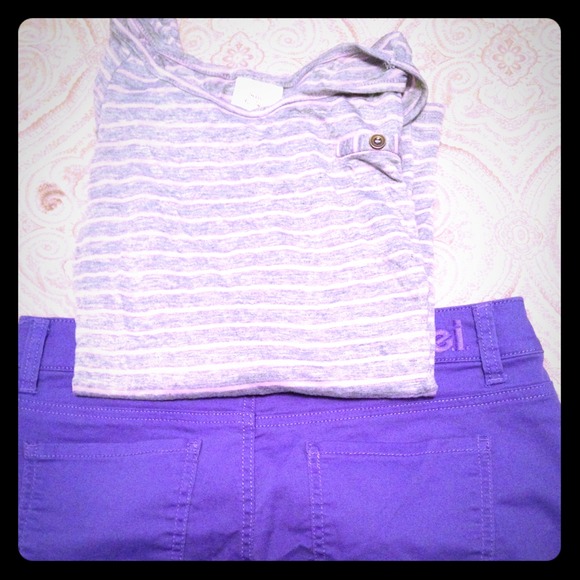 Purple short and top bundle
