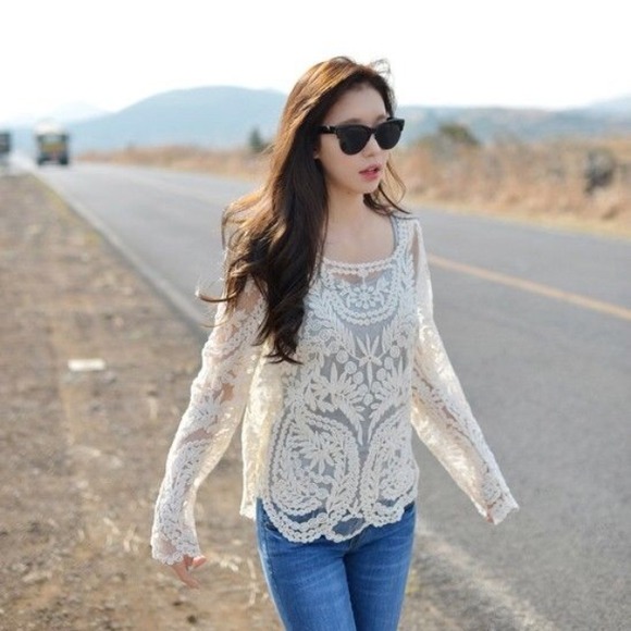 Lace shirt