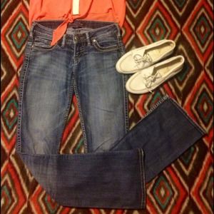 ⚡Sale⚡Silver Frances Jeans. Size 25 💎