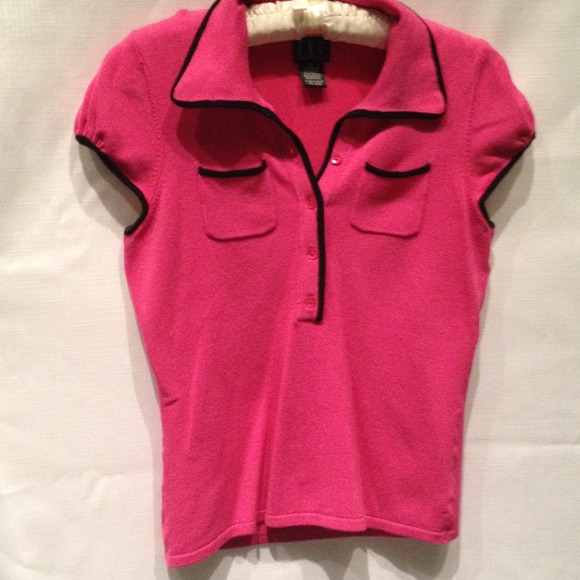 Vibrant pink cap sleeve top